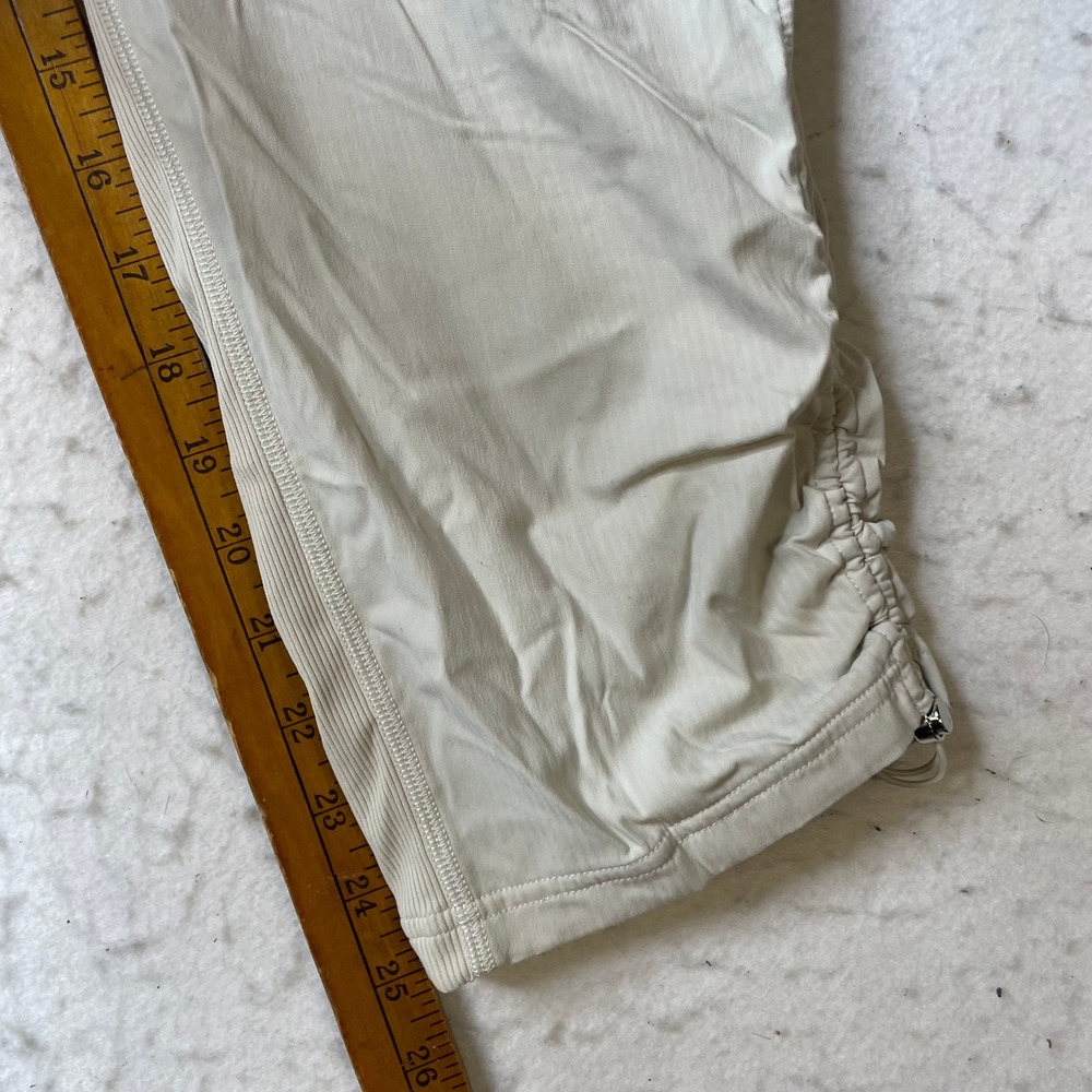 Lululemon Studio Pant III Unlined Crop Bone White‎ 10 LW6CLWS Joggers - Picture 5 of 6